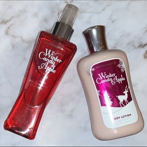 Bath Body Works Winter Candy Apple mist & lotion
